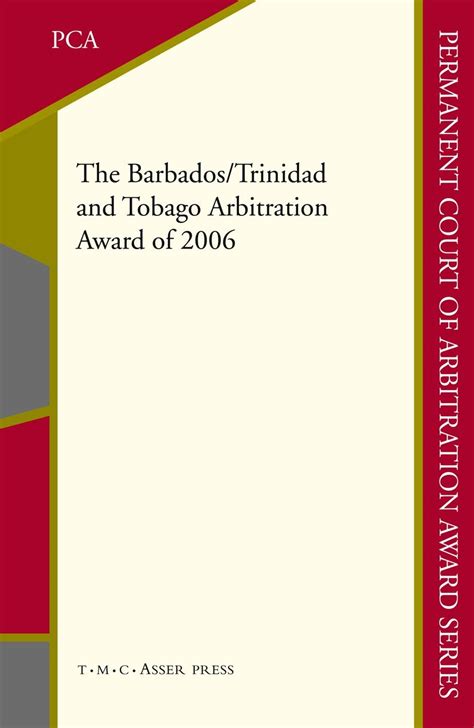 The Barbados/Trinidad and Tobago Arbitration Award of 2006 PDF